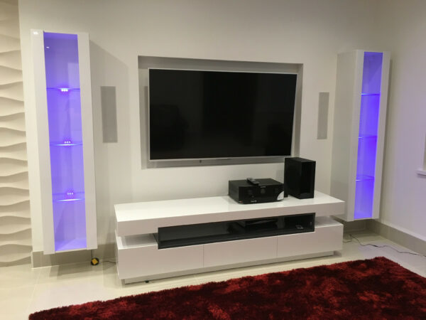 Laurent - high gloss tv unit