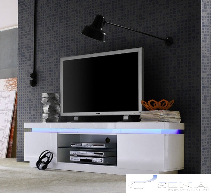 Avanti II Gloss TV Stand with RGB Lights