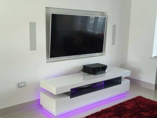 Laurent - high gloss tv unit