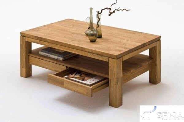 Gerard - solid wood coffee table,natural oiled oak