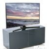 Ferro - intelligent TV Unit with wireless phone charger in grey finish
