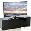 Ferro II - intelligent TV Unit with wireless phone charger in black finish