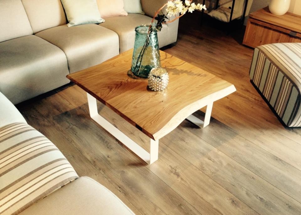 Trebord  bespoke solid wood coffee table in various sizes and wood finishes