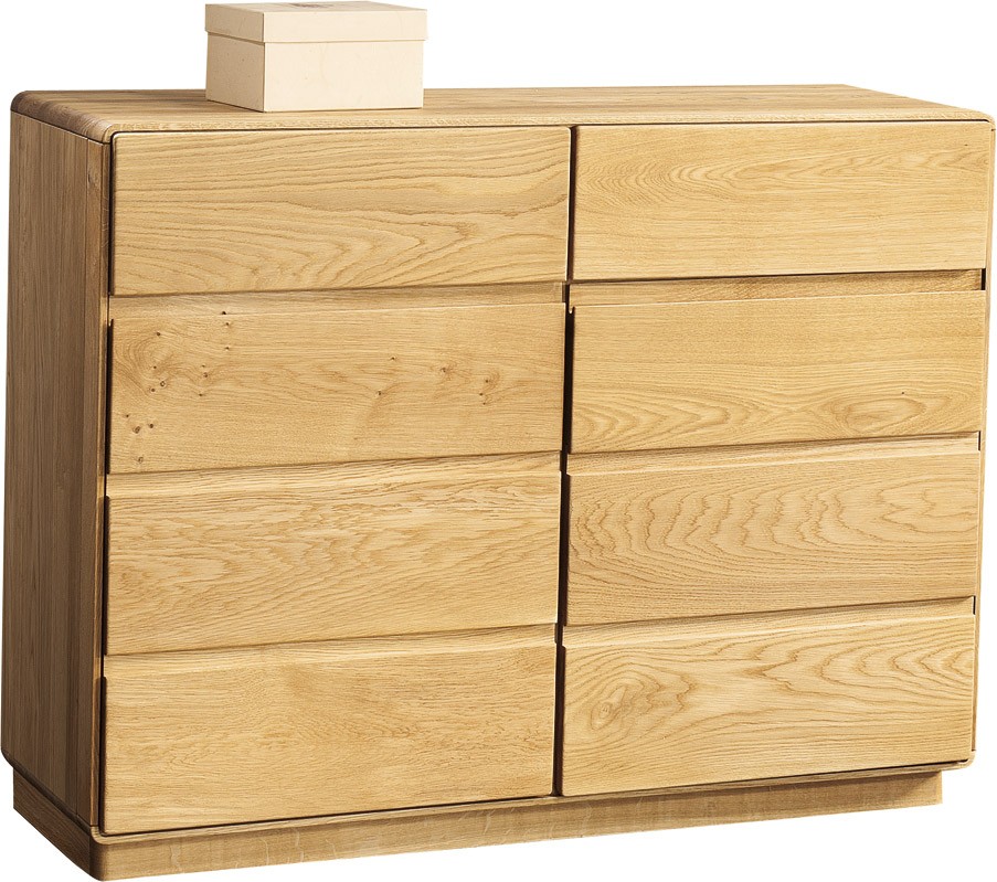 Atlanta assembled solid wood chest  in various wood option