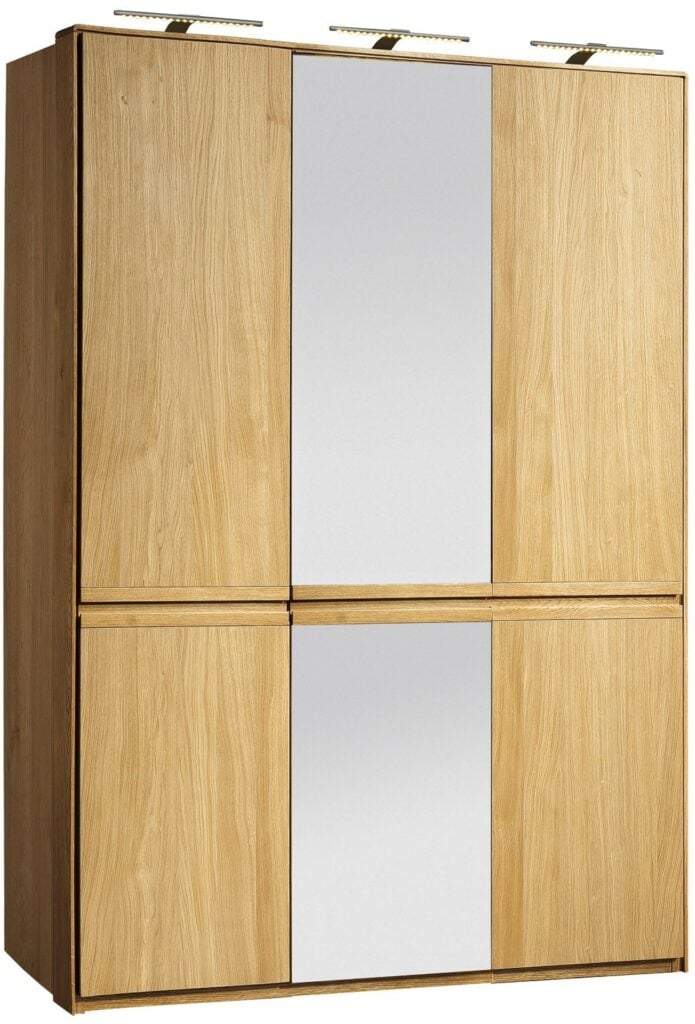 Atlanta I solid wood 3 door wardrobe in various wood option