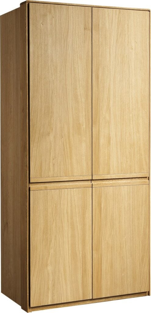 Atlanta II solid wood 2 door wardrobe in various wood option
