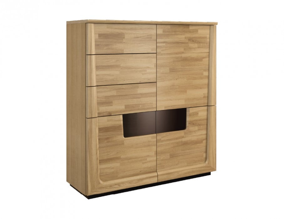 Maganda assembled solid wood bar cabinet