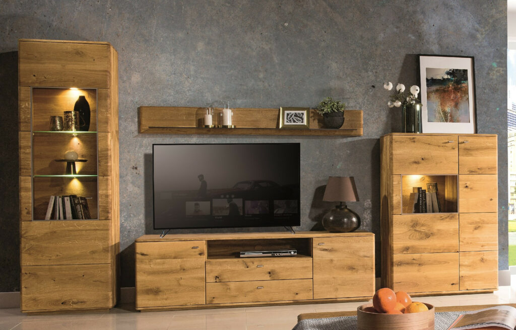 Dallas “A” assembled Oak Furniture Set in various wood option