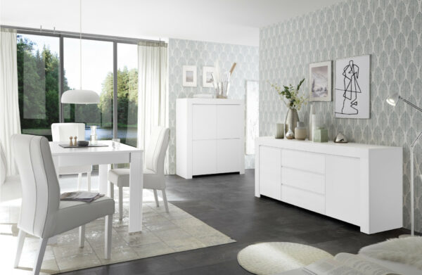 Arden lacquered highboard