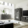 Diana 121cm TV Unit in oxide finish with LED lights