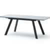 Omaha extendable dining table in grey finish