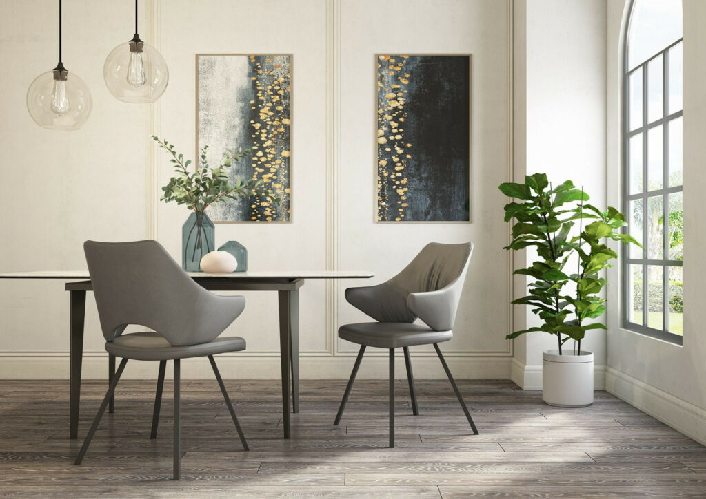 Isola Modern Dining Chair in Premium Faux Leather