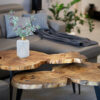 Beauty - set of tables in natural shape