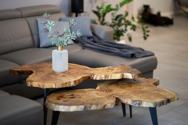Beauty - set of tables in natural shape