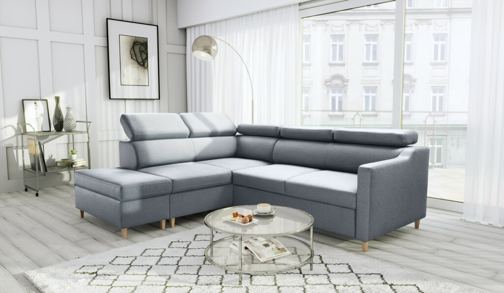 Bergen Sofa Bed with Free-Standing Pouffe