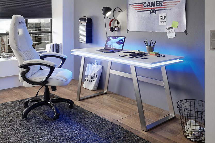 Tifilis I Gaming  Desk with LED Lights
