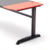 M-Racing 10 Gaming Desk with Red Details and Carbon Imitation