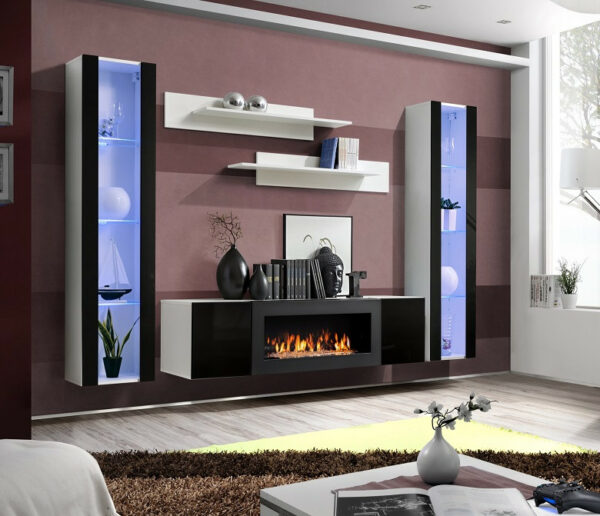 Air M2 Wall Unit with Bio Fireplace