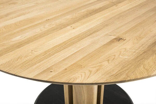 Centurion Modern Round Oak Dining Table