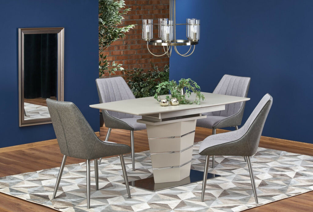 Fiordo Extendable Dining Table in Champagne Colour