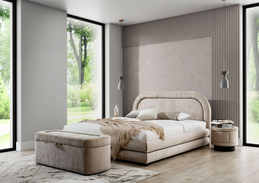 Nello Modern Upholstered Bed