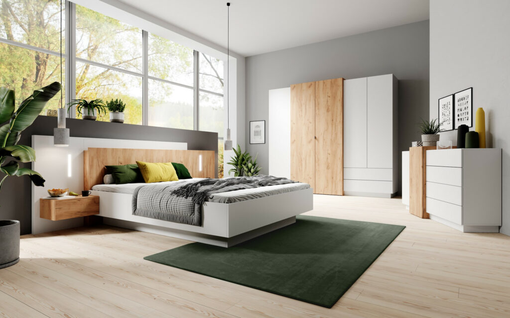 Caprice Modern Bed for Mattress 160cm – EuroKing