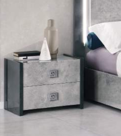 Louis bedside Cabinet in High Gloss