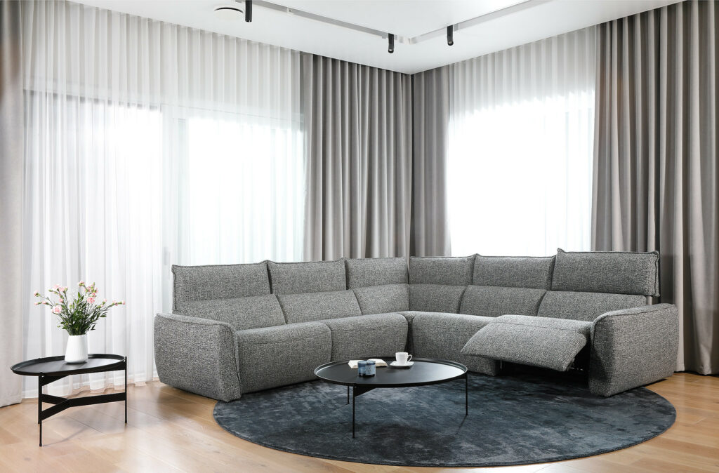 Livio Modular Corner Sofa with Electric Recliner option