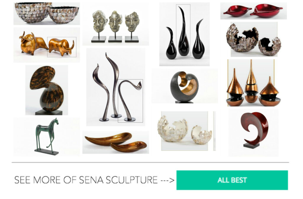 Sculptures and decorative figurines in the arrangement of the apartment. We choose accessories for your home style!
