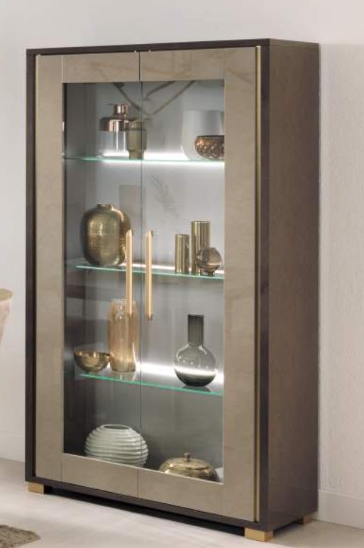 cesar 2 door display cabinet