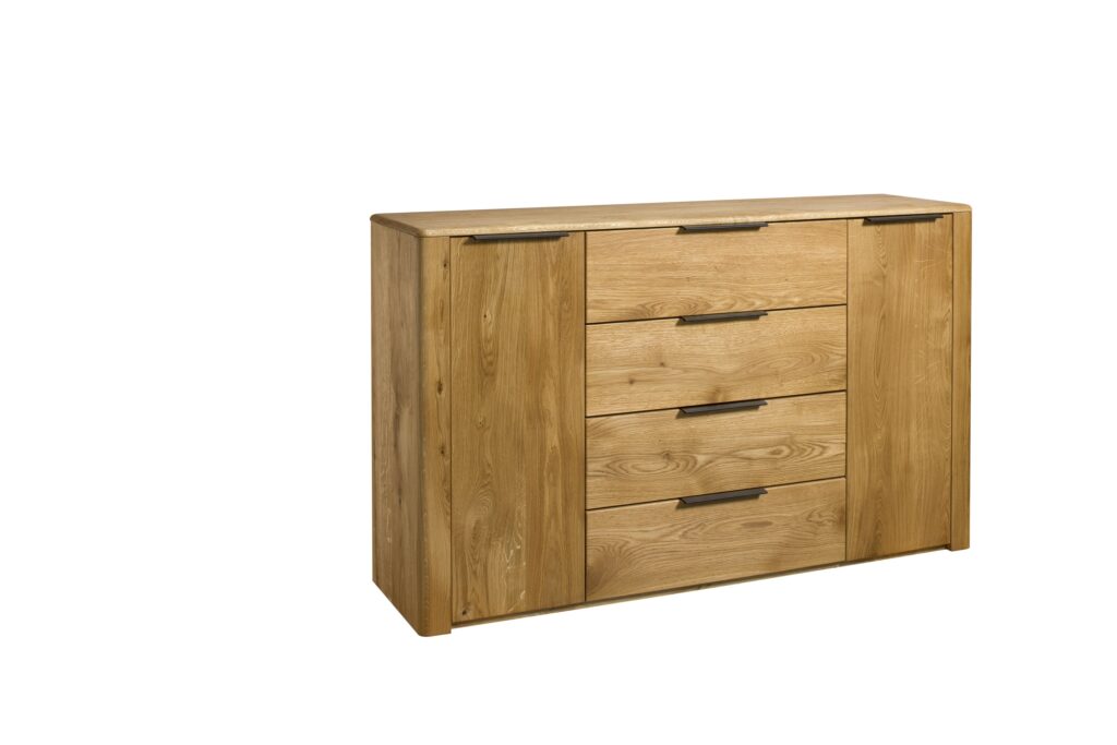 Dallas 150cm Assembled Solid Oak Dresser