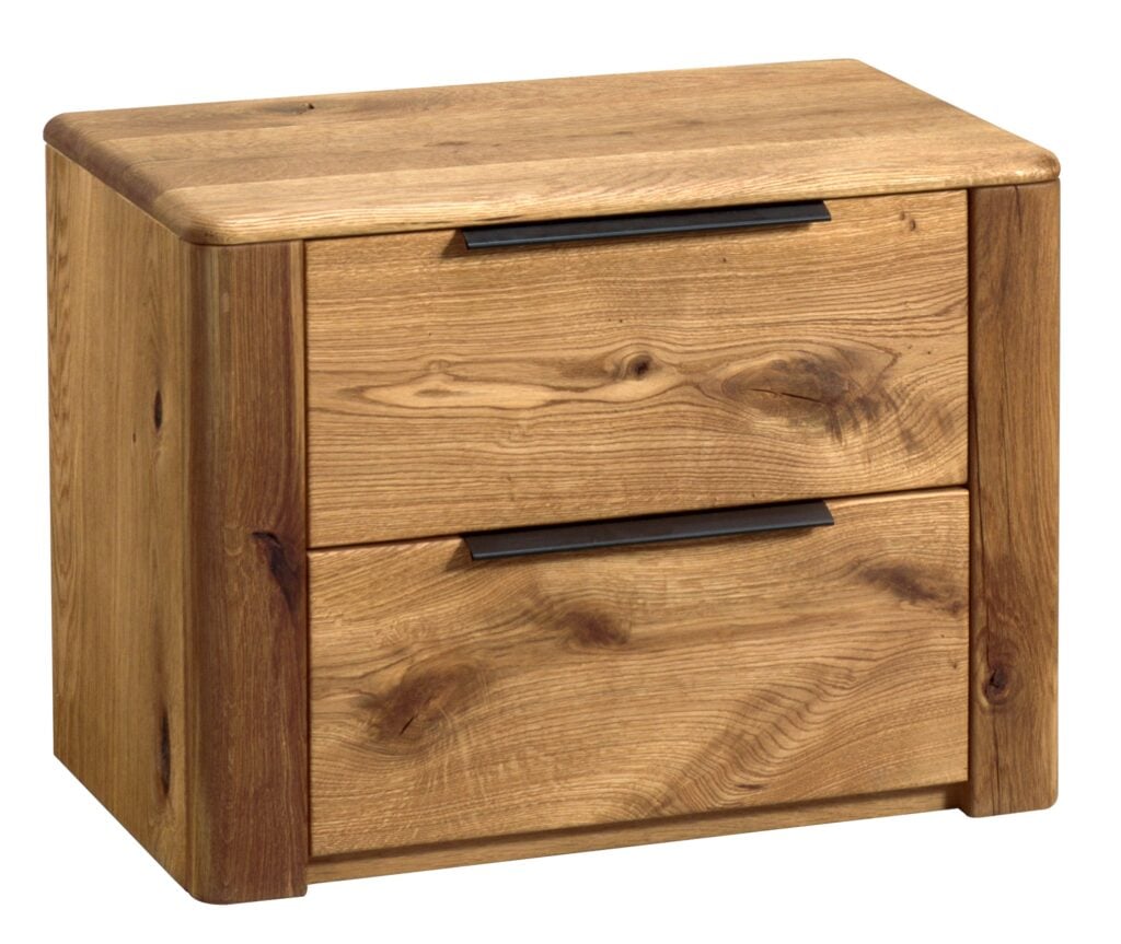 Dallas Assembled Solid Oak Bedside Cabinet