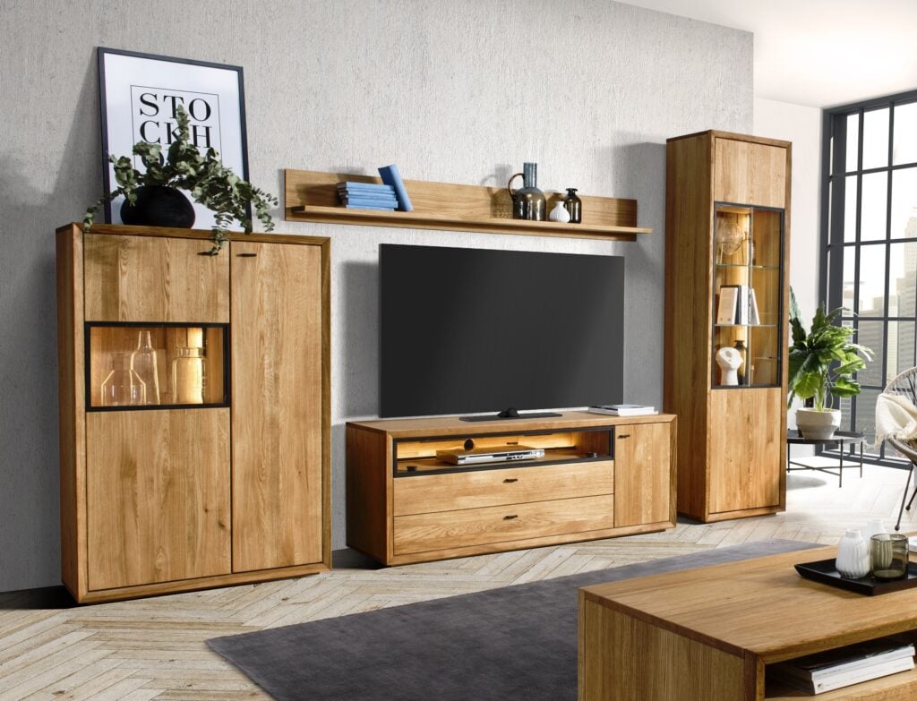 Lando “C” Solid Oak Furniture Set